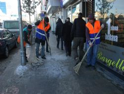 Belediyelerden buz seferberliği